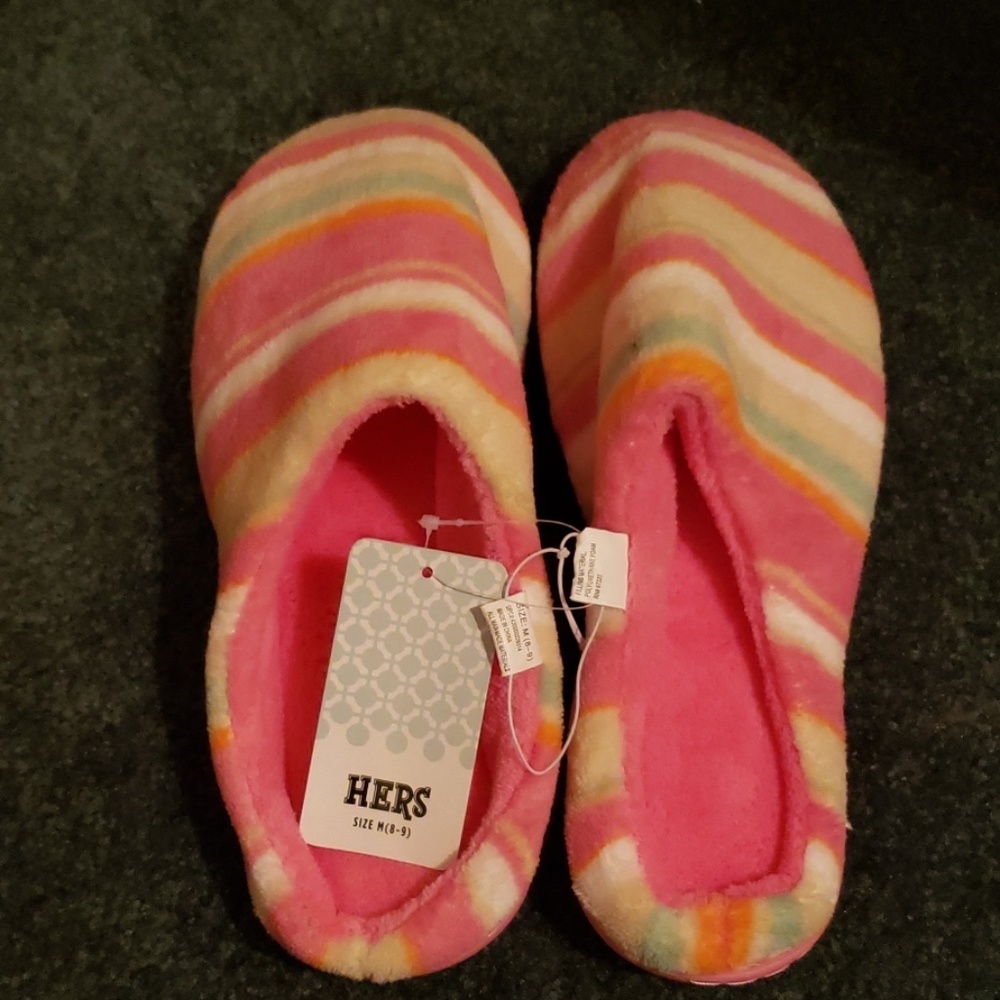 Pink slippers